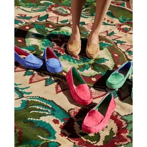 UGG Milana Suede Loafer Mocassin Shoes Size US 8 Blue